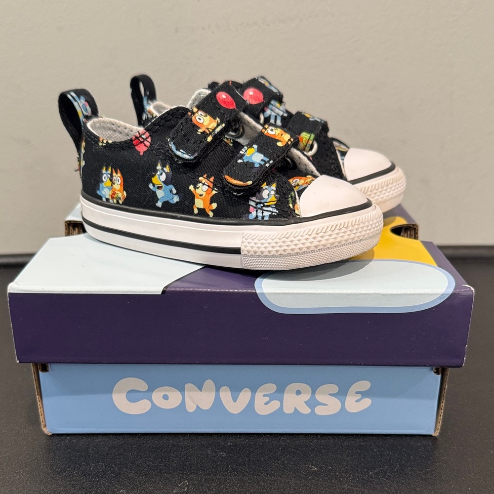 Converse x Bluey Chuck Taylor All Star Easy-On Toddler Size 4C EUC with Box